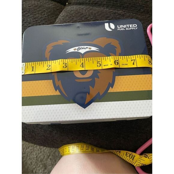 United Fuel Supply Blue Utah Jazz Bear Logo Lunchbox - Picture 7 of 8